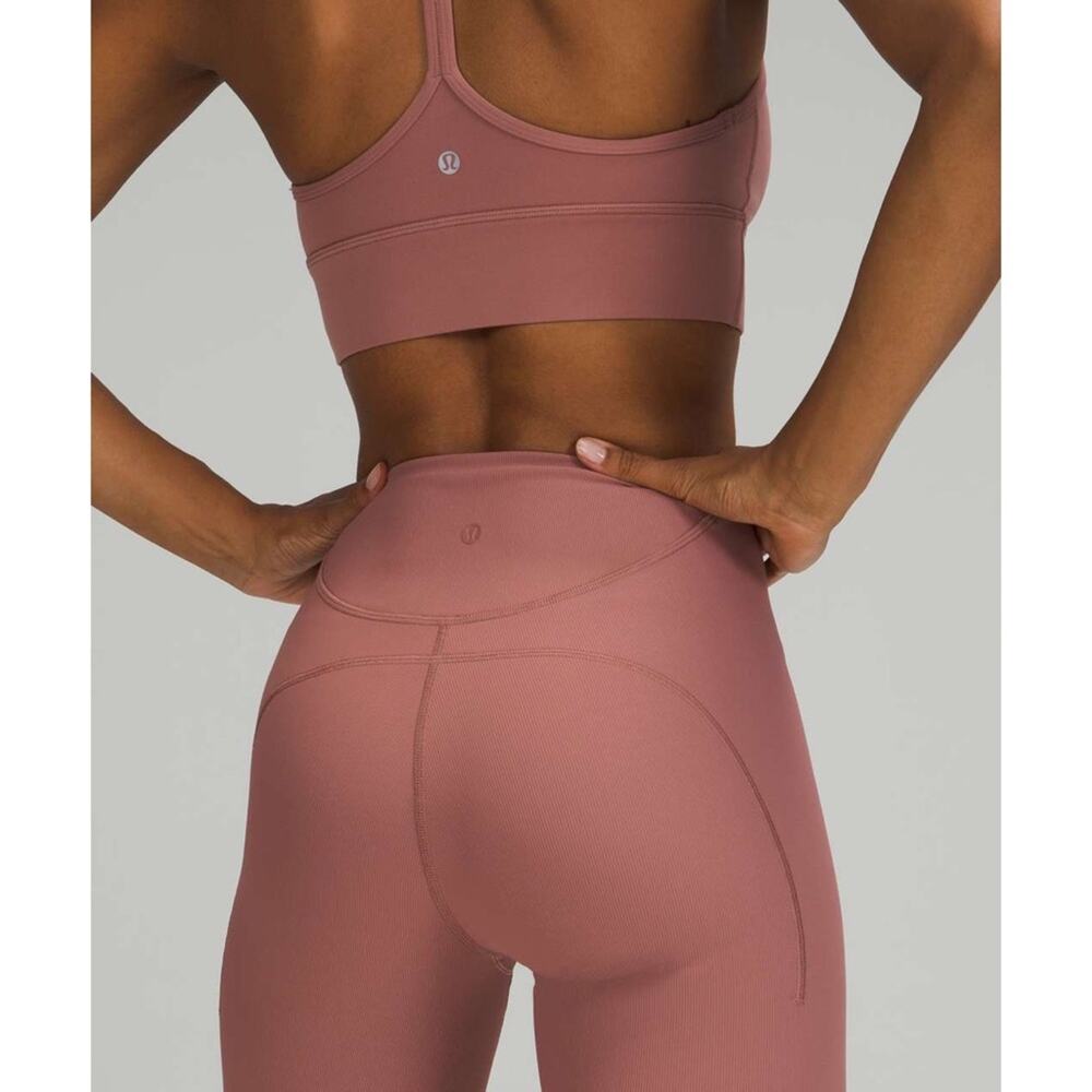 Lululemon Ribbed Contoured High Rise Short 8" - Picture 3 of 7